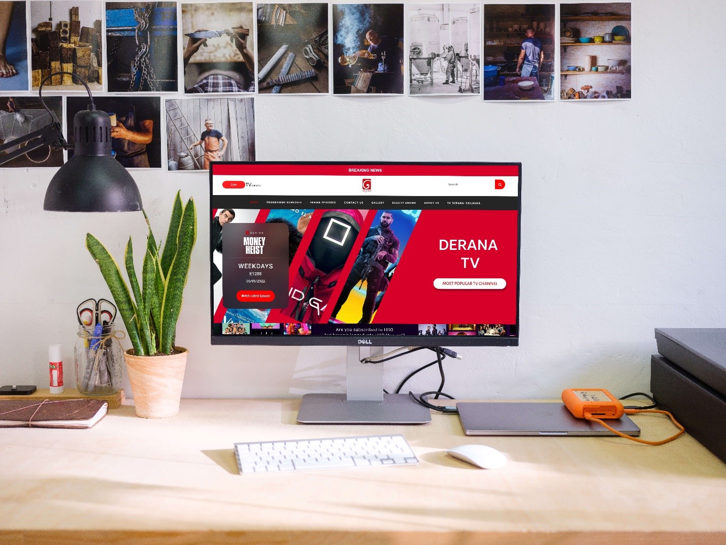 TV Derana Website Redesign